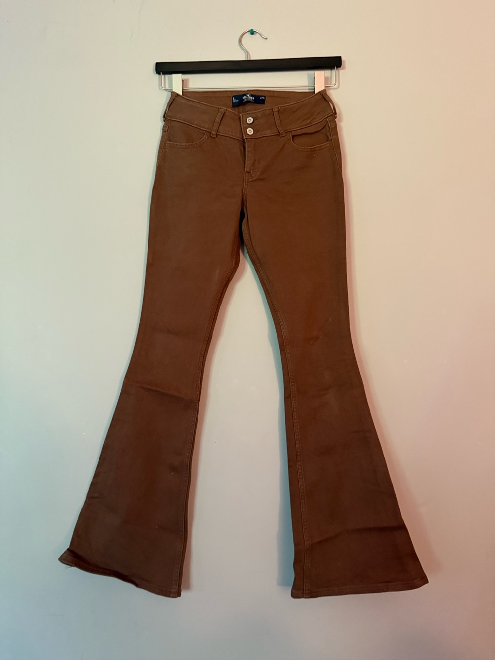 Hollister Brown Bootcut Flare Pants